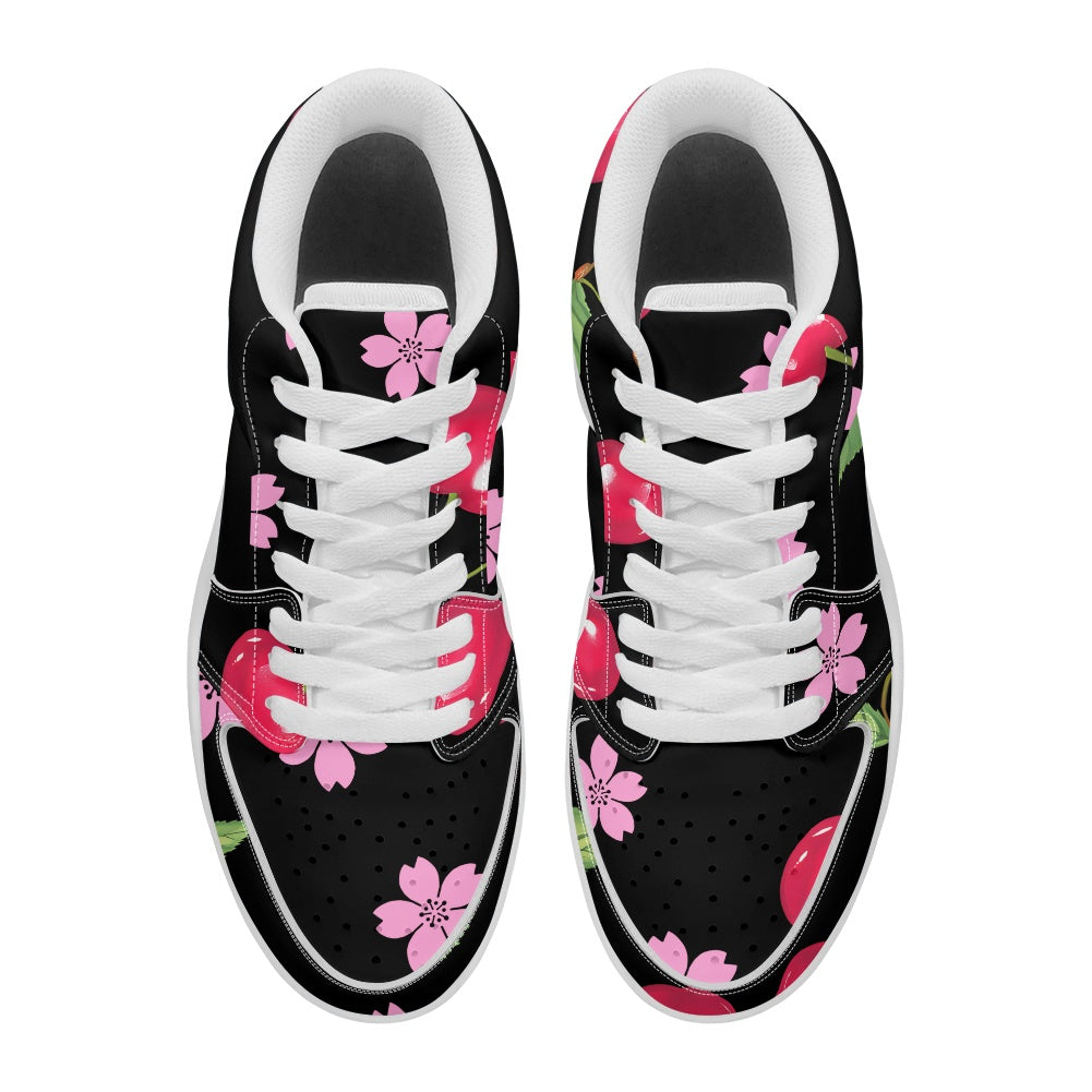 Fashion Low Top Leather Sneakers