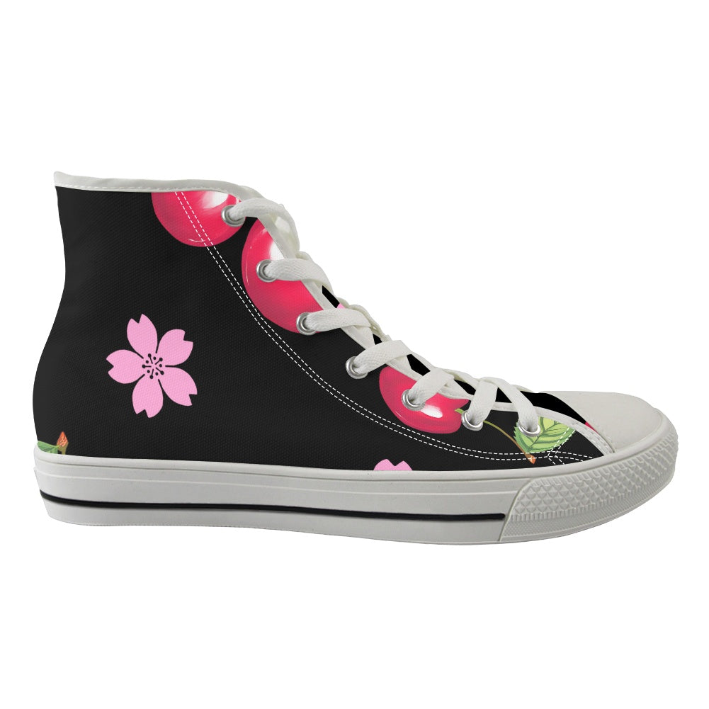 Classic High Top Canvas Shoes（Tongue Printable）