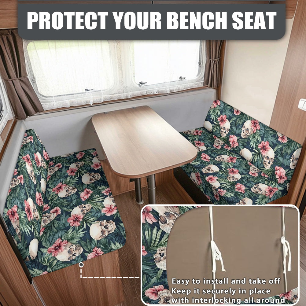 RV Sofa Split Seat Cover 2-Piece Set