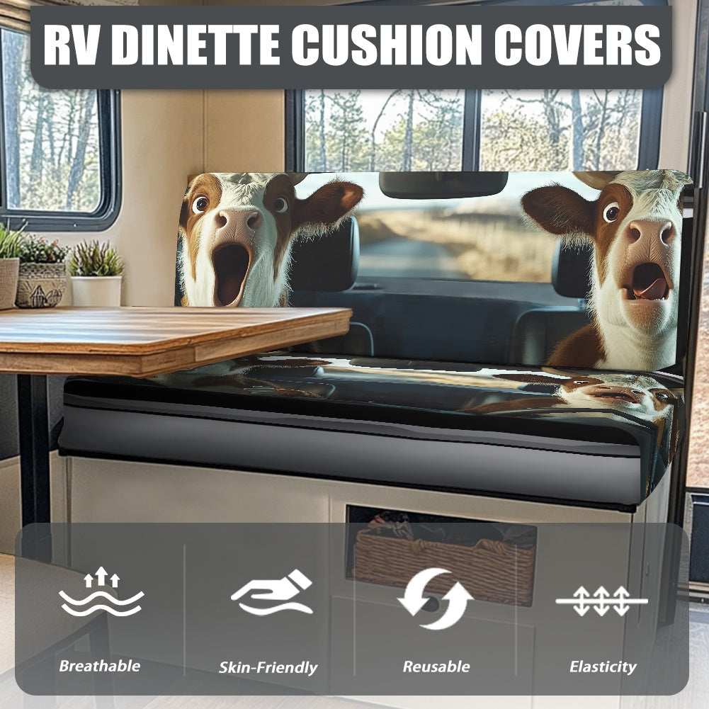 RV Sofa Split Seat Cover 2-Piece Set