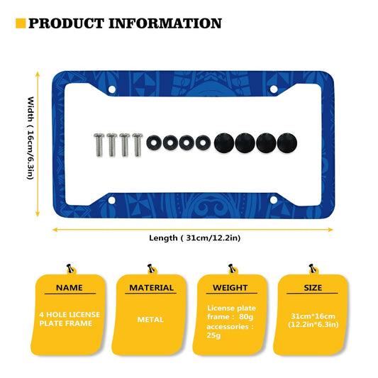 License plate frame