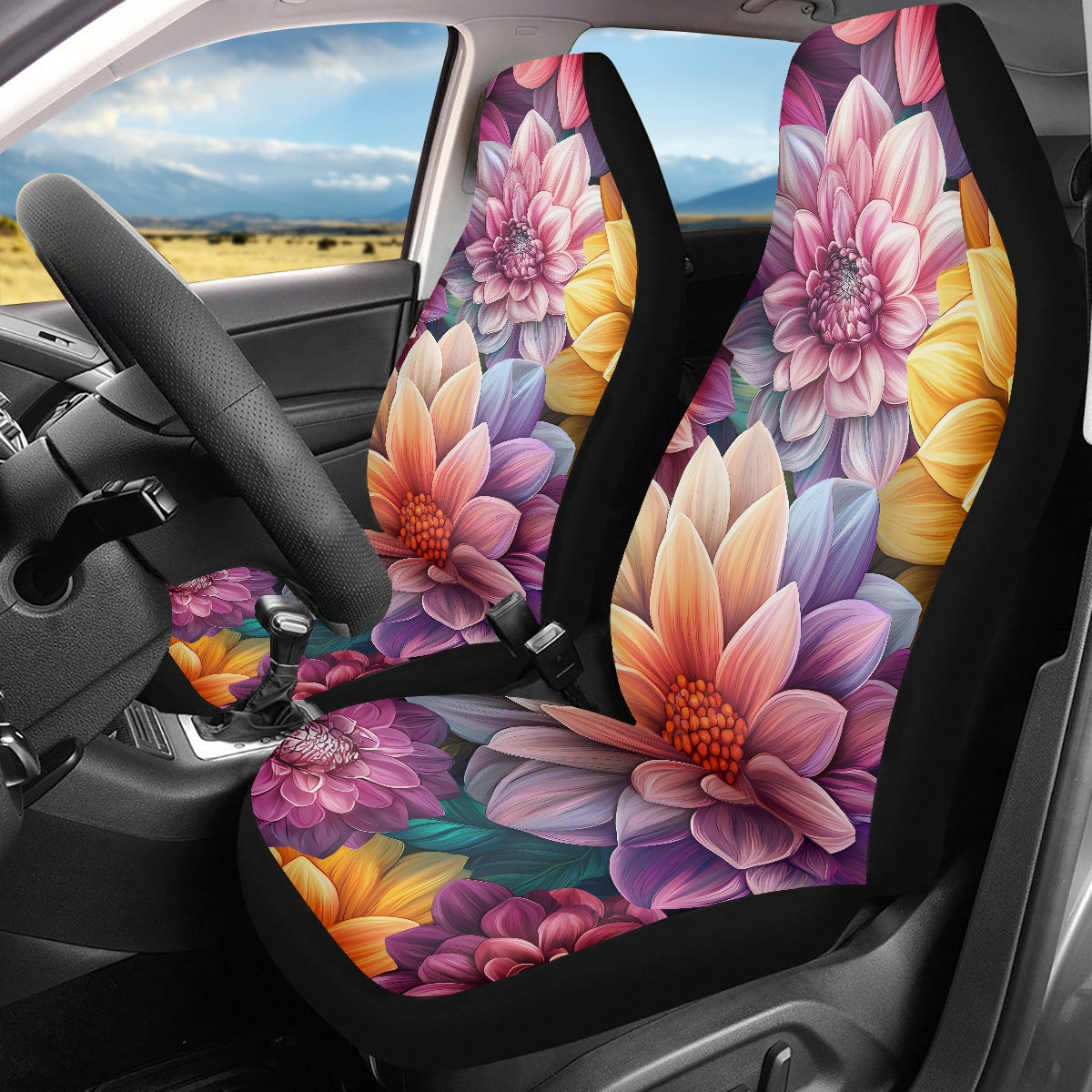 Water-resistant Front Set Car Seat Cover