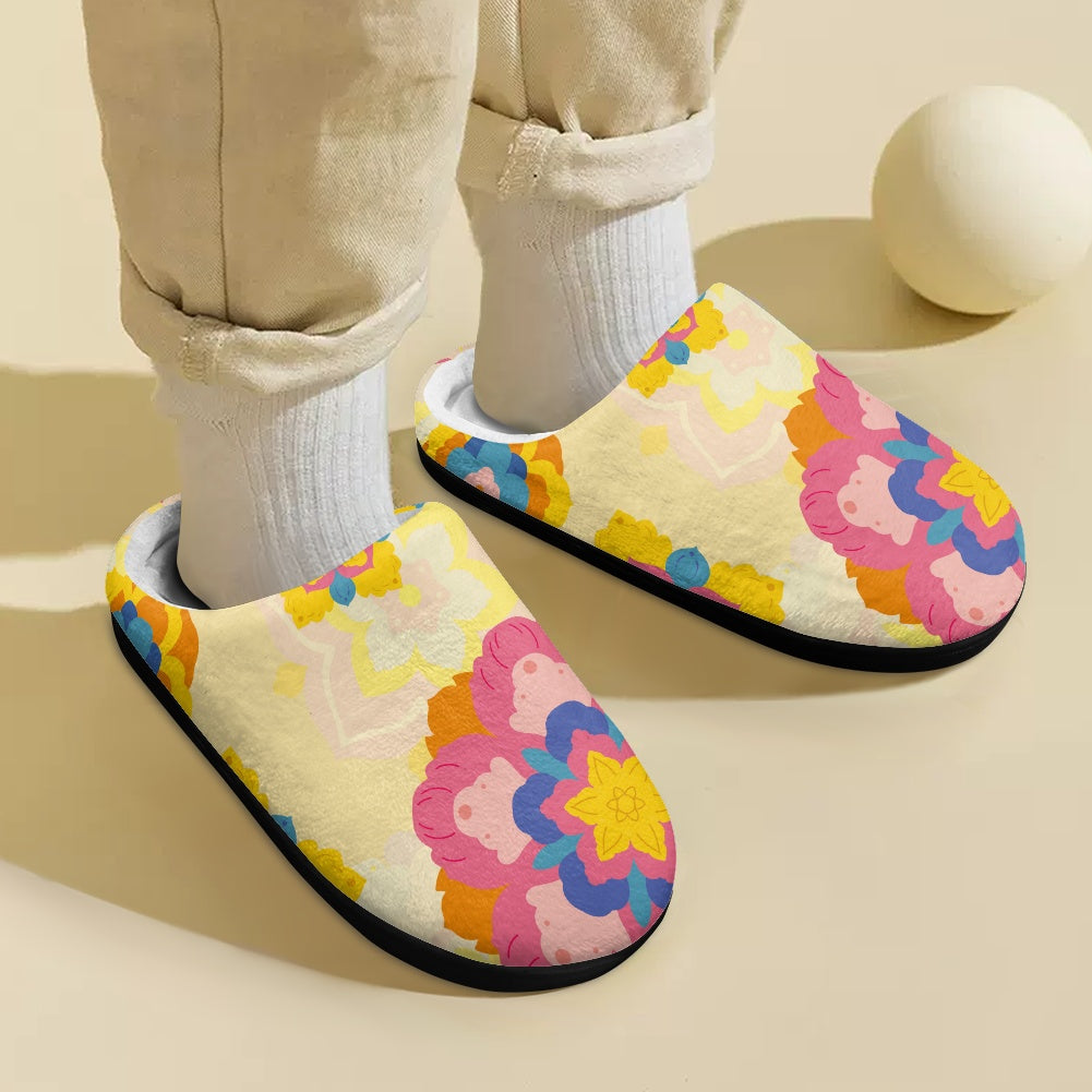 children's plush slippers