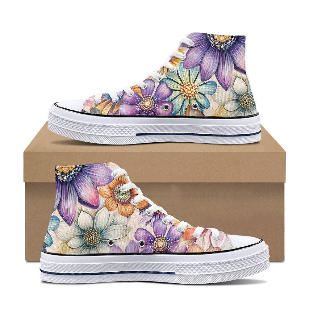 Retro High-top canvas shoes