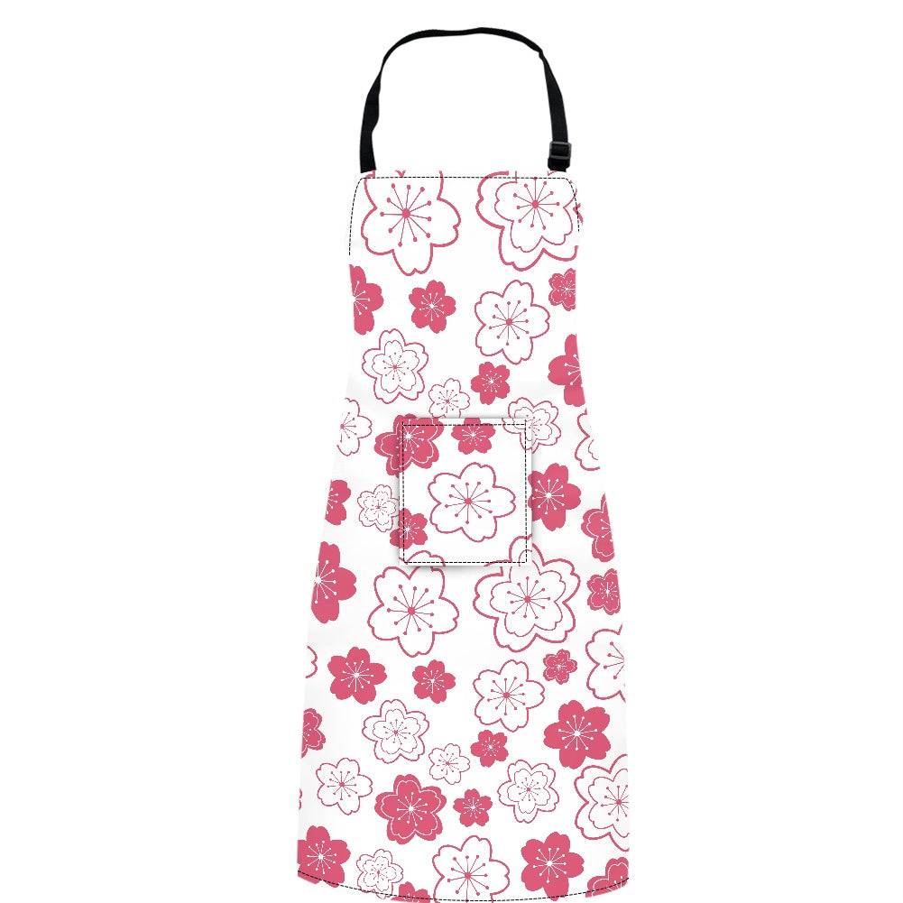 Long apron with pockets