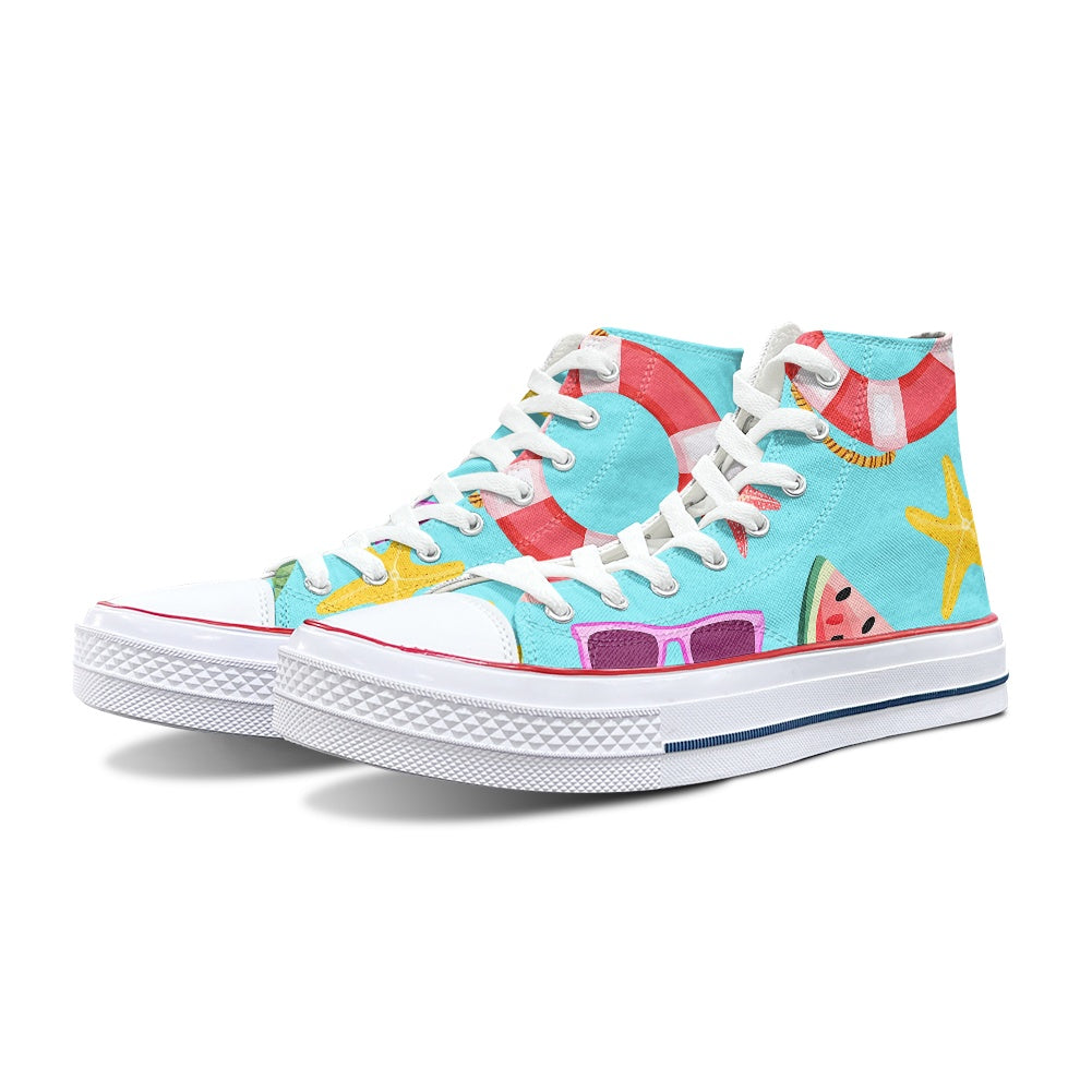 Retro High-top canvas shoes