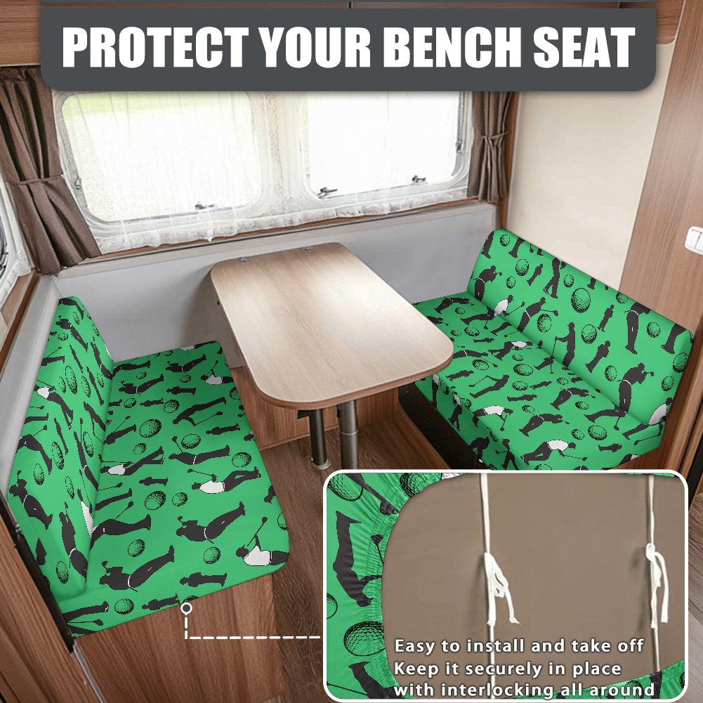 RV Sofa Split Seat Cover 2-Piece Set