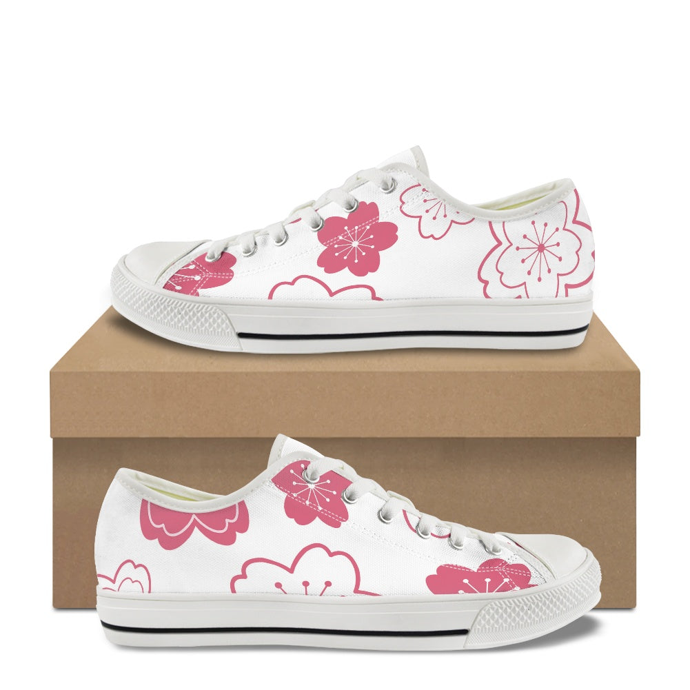 Classic Low Top Canvas Shoes（Tongue Printable）