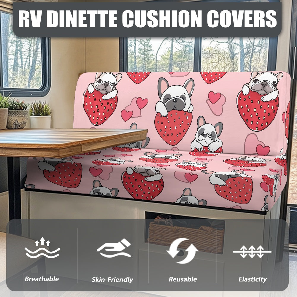 RV Sofa Split Seat Cover 2-Piece Set