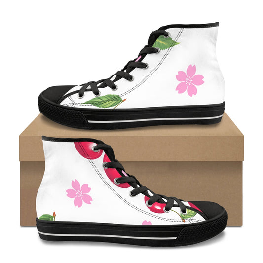 Classic High Top Canvas Shoes（Tongue Printable）