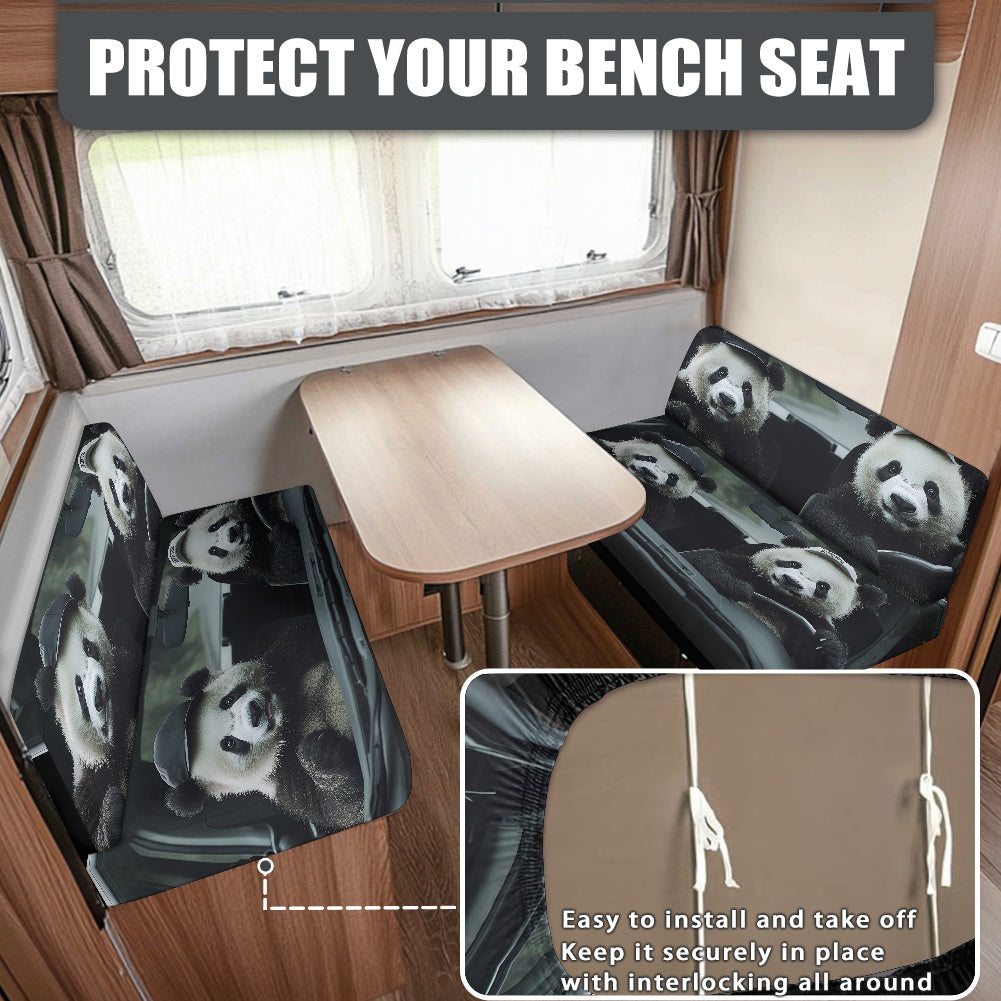 RV Sofa Split Seat Cover 2-Piece Set