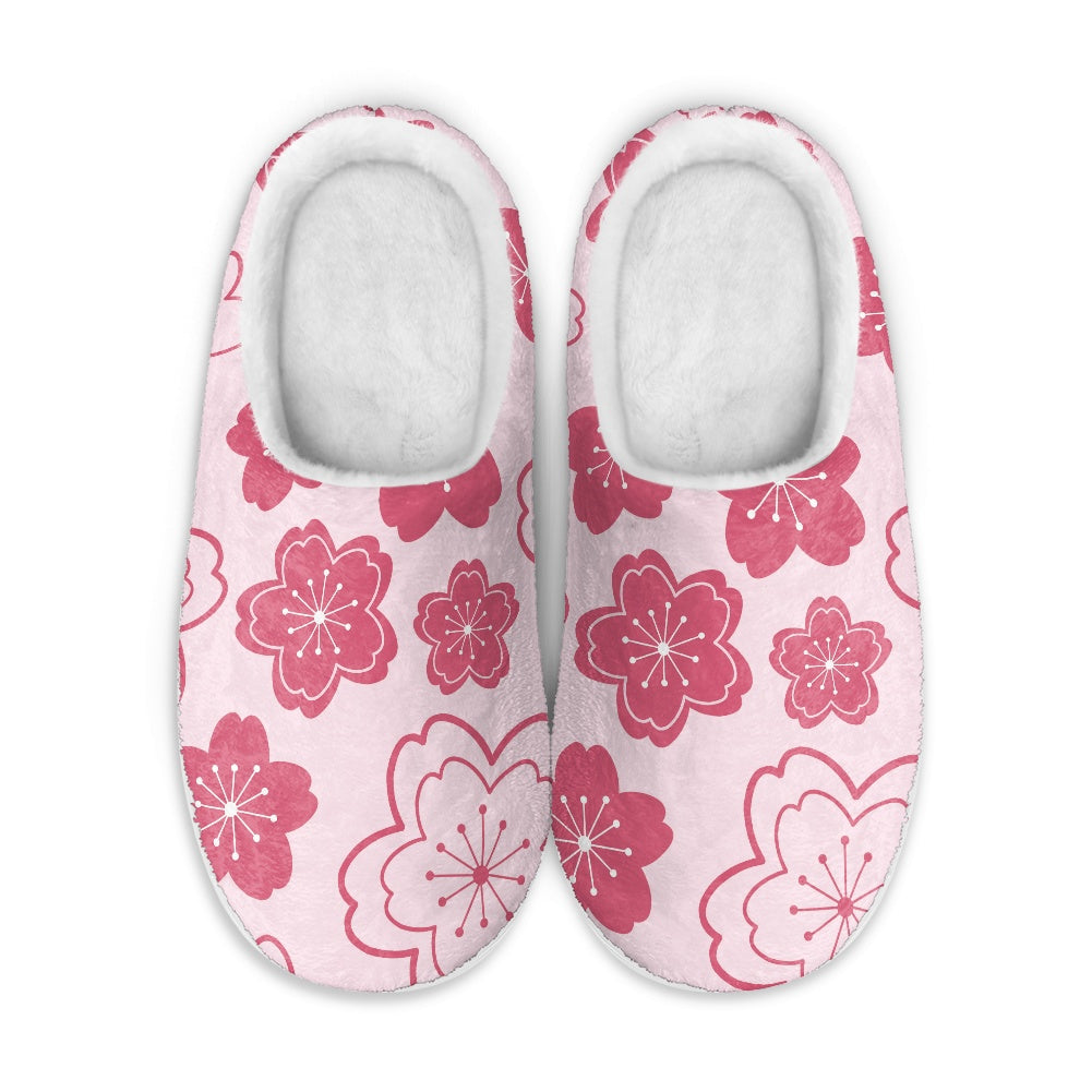 Fluffy cotton slippers