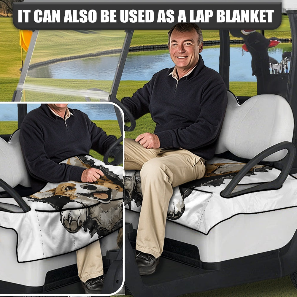 Golf cart cover (with pocket)