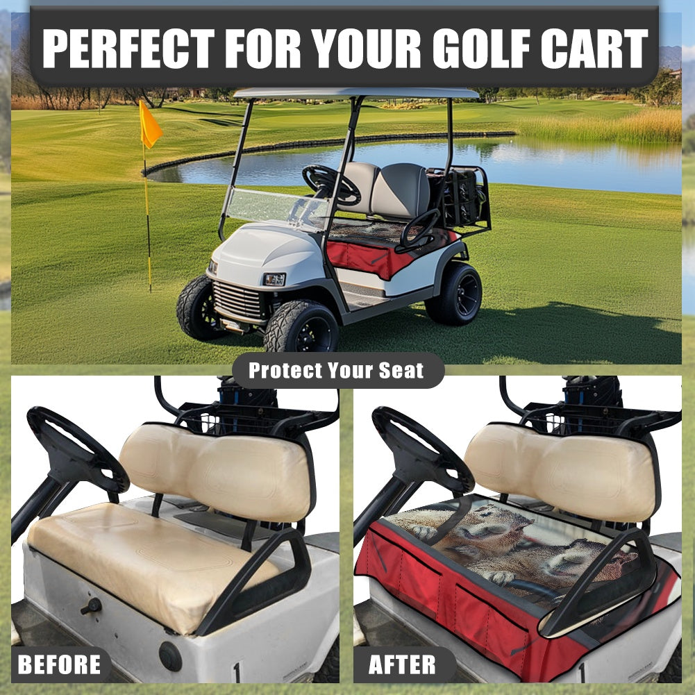 Golf cart cover (with pocket)