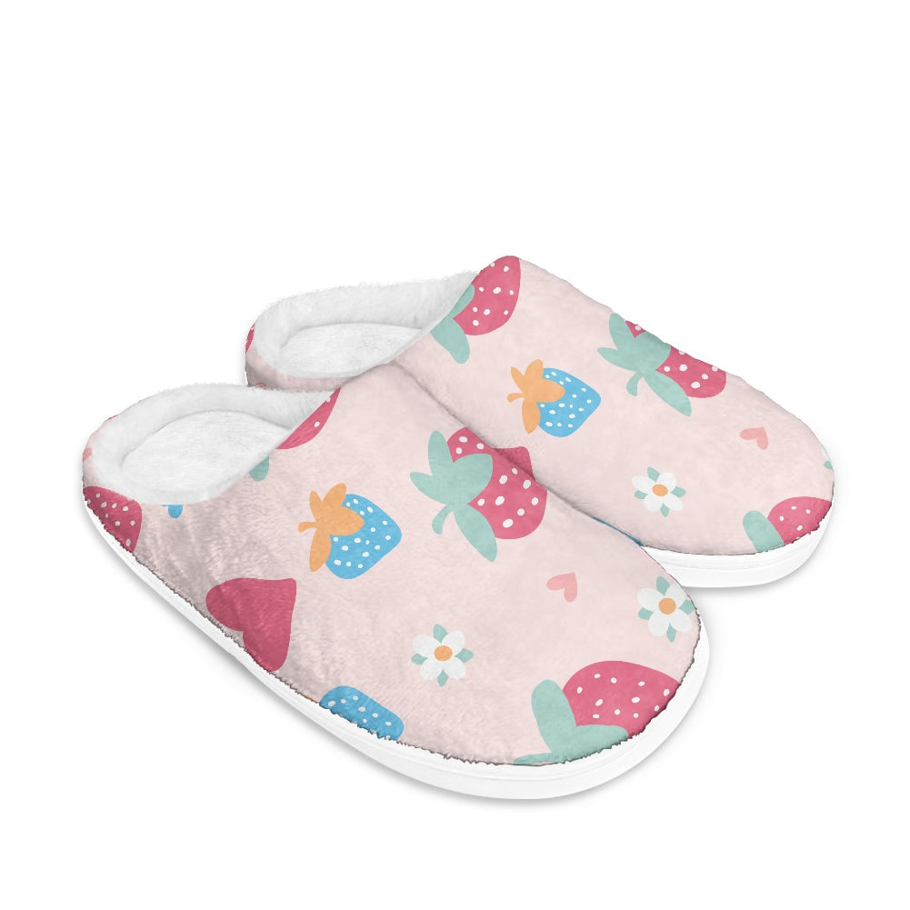 Fluffy cotton slippers