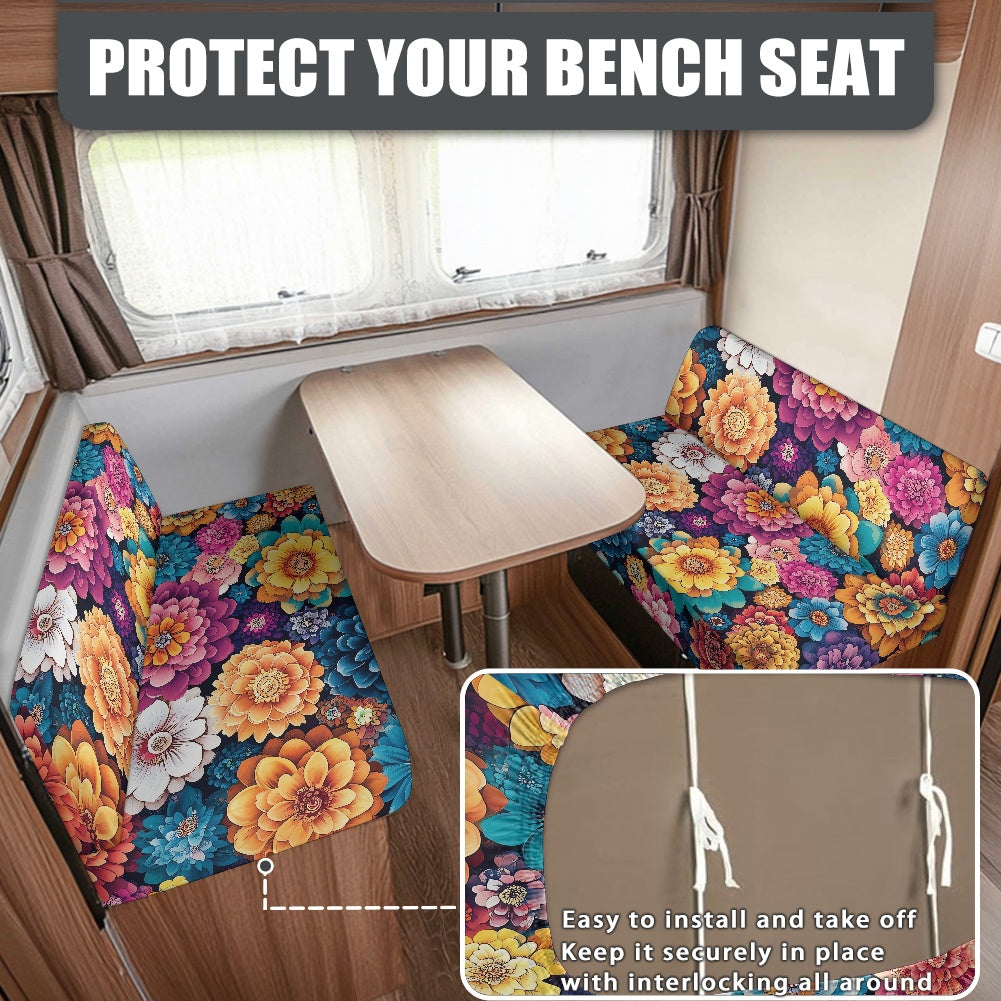 RV Sofa Split Seat Cover 2-Piece Set