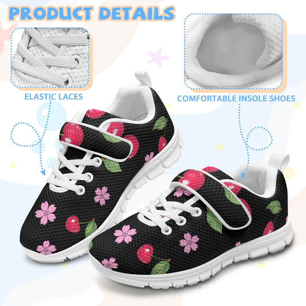 Children's single buckle sneakers