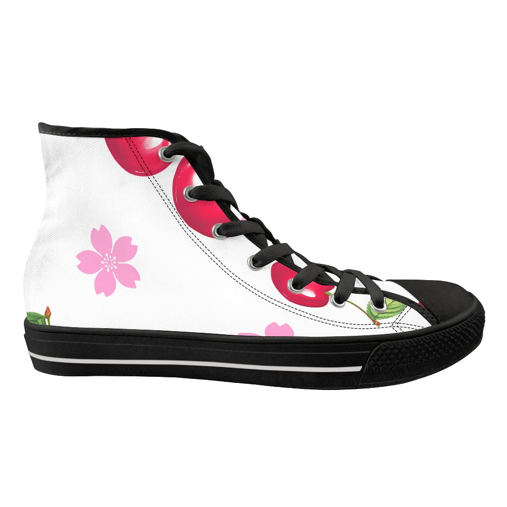 Adult Classic High Top Canvas Shoes-Heavy Bottom