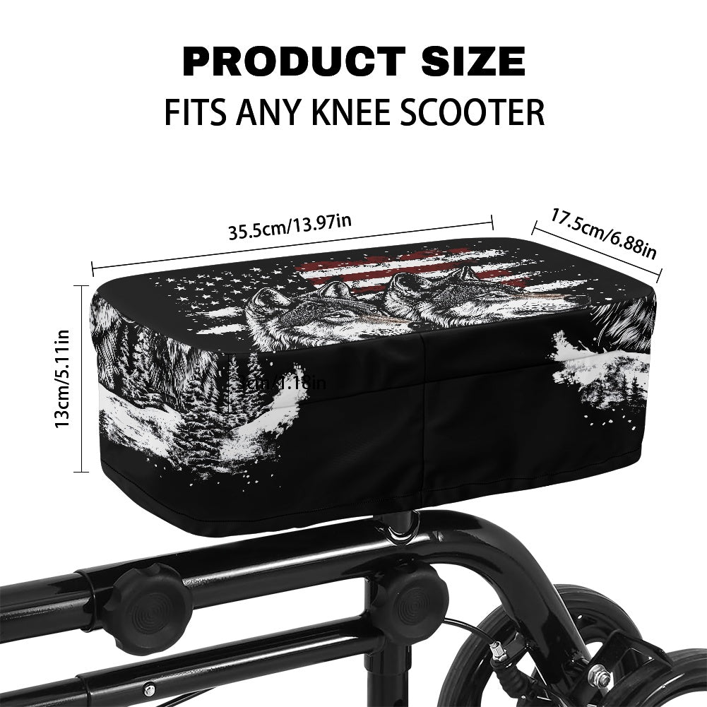 Knee bike seat cushion cover