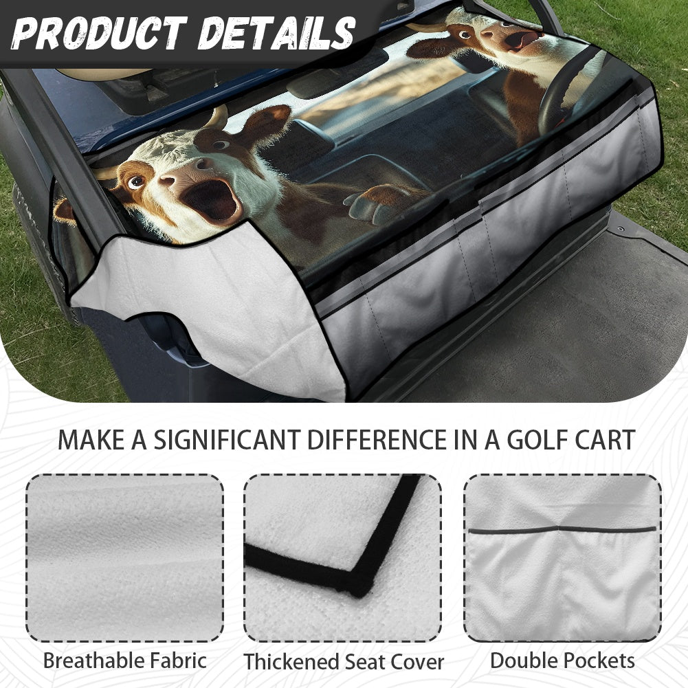 Golf cart cover (with pocket)