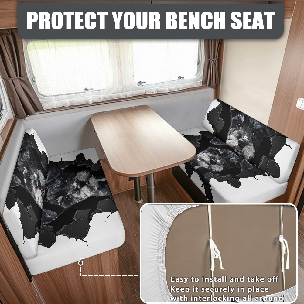 RV Sofa Split Seat Cover 2-Piece Set