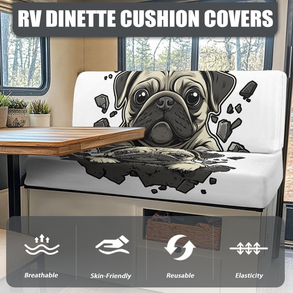 RV Sofa Split Seat Cover 2-Piece Set