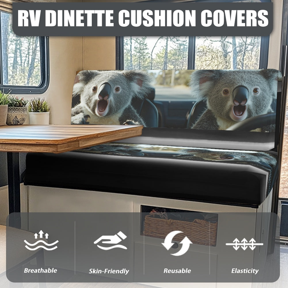 RV Sofa Split Seat Cover 2-Piece Set