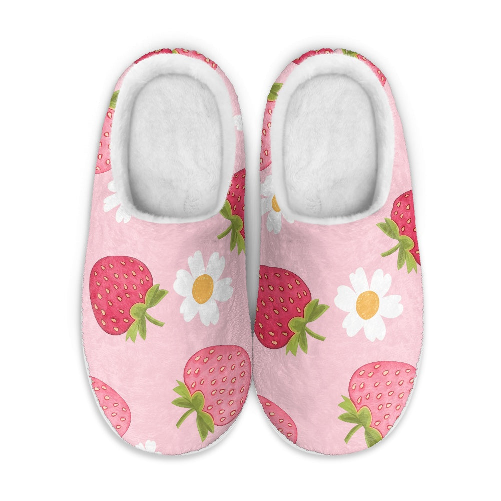 Fluffy cotton slippers