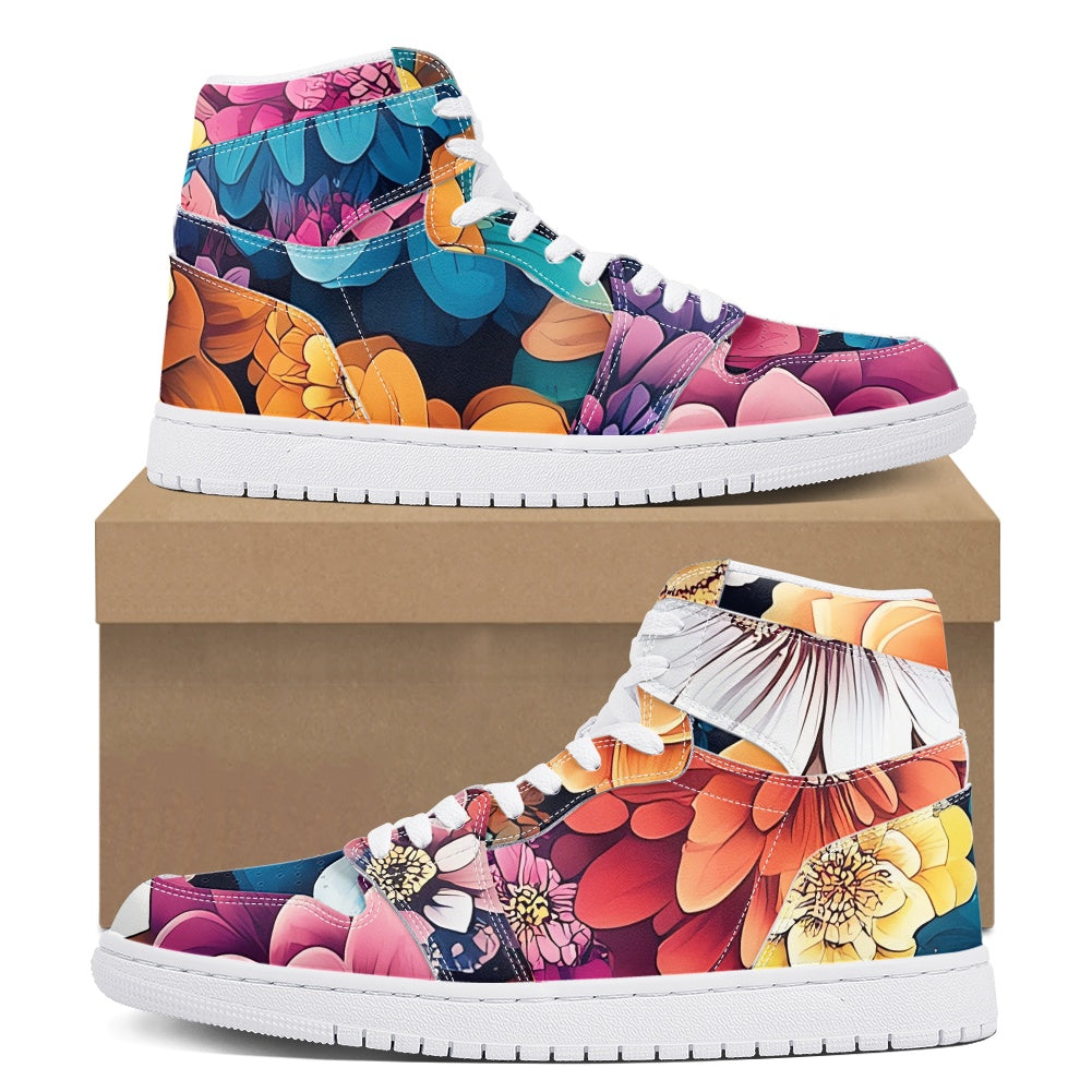 High-top Sneakers (customized tongue version)