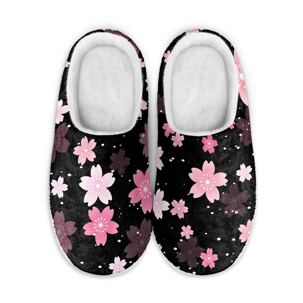 Fluffy cotton slippers