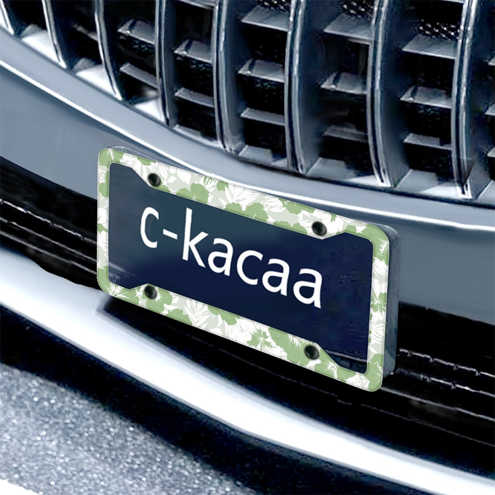 License plate frame