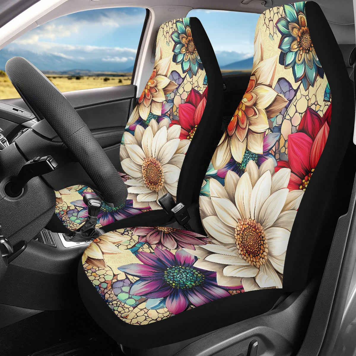 Water-resistant Front Set Car Seat Cover