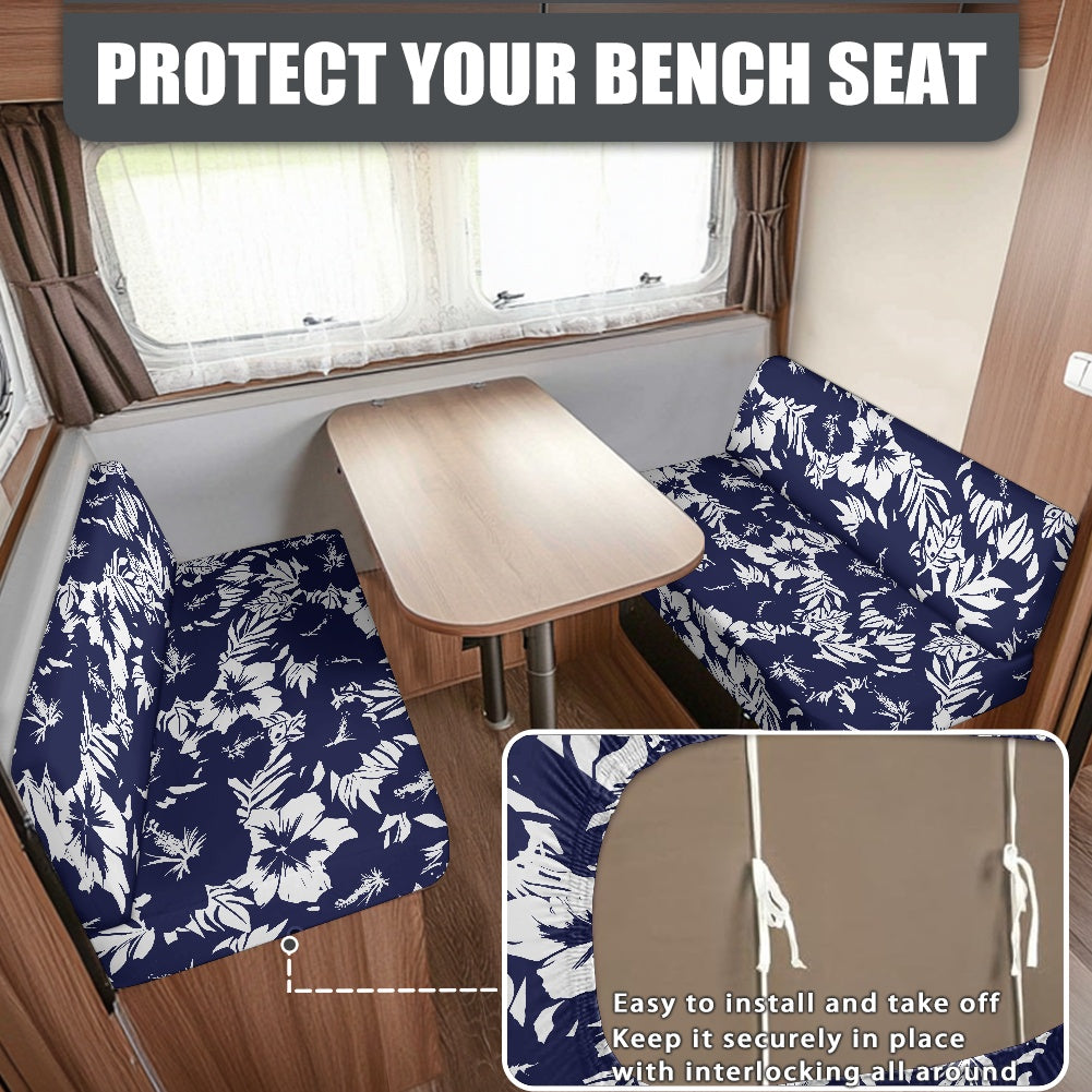 RV Sofa Split Seat Cover 2-Piece Set