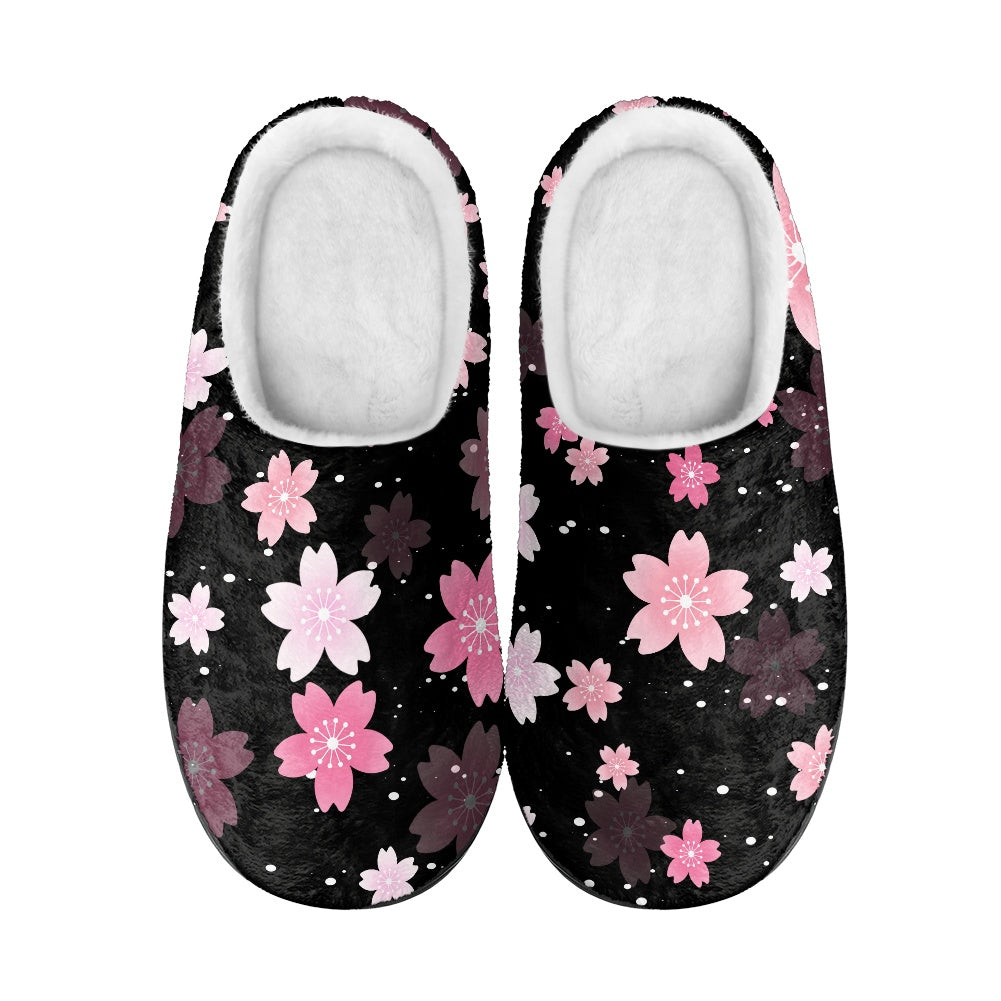 Fluffy cotton slippers