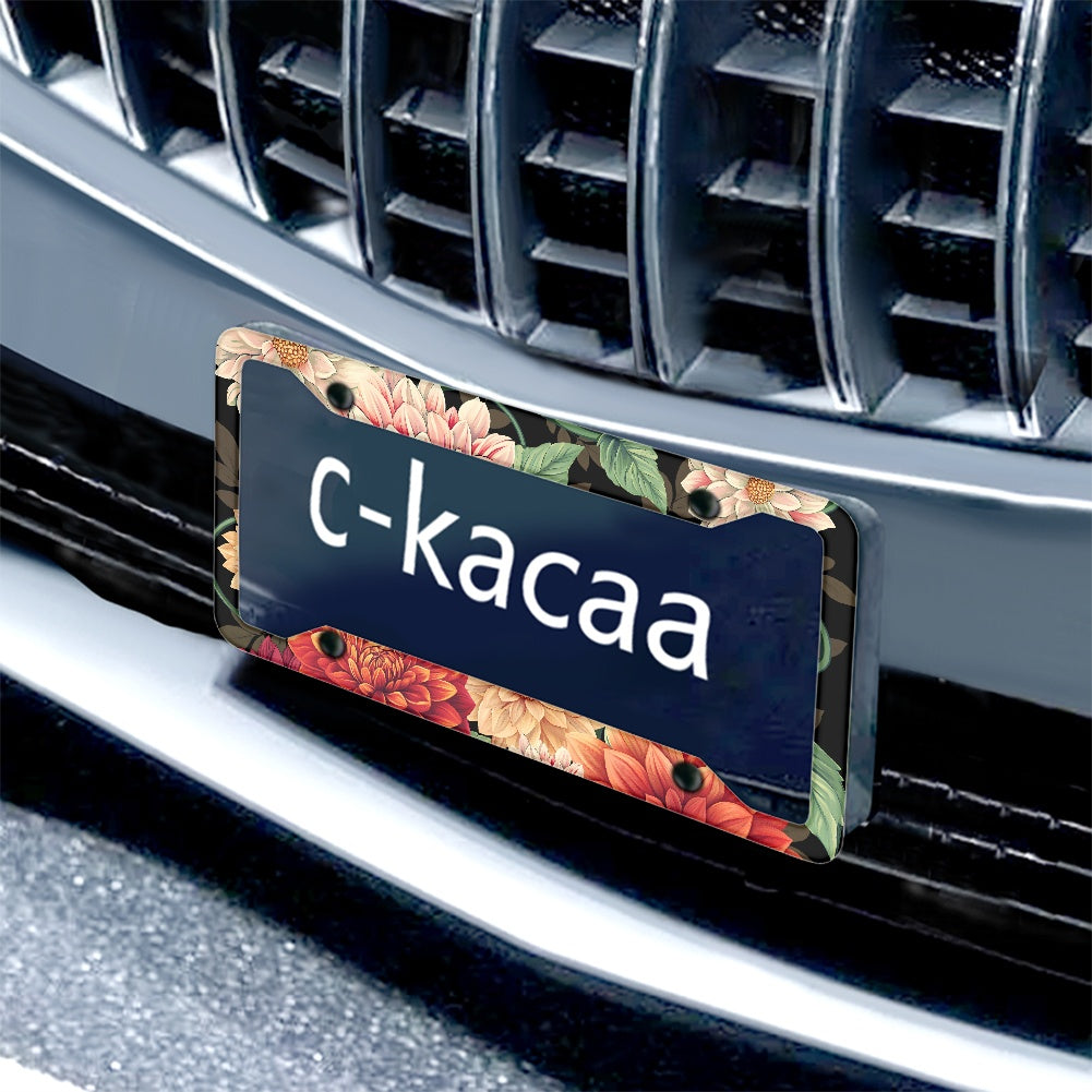 License plate frame