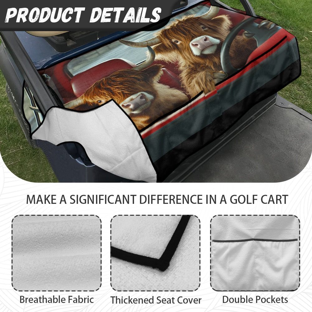 Golf cart cover (with pocket)