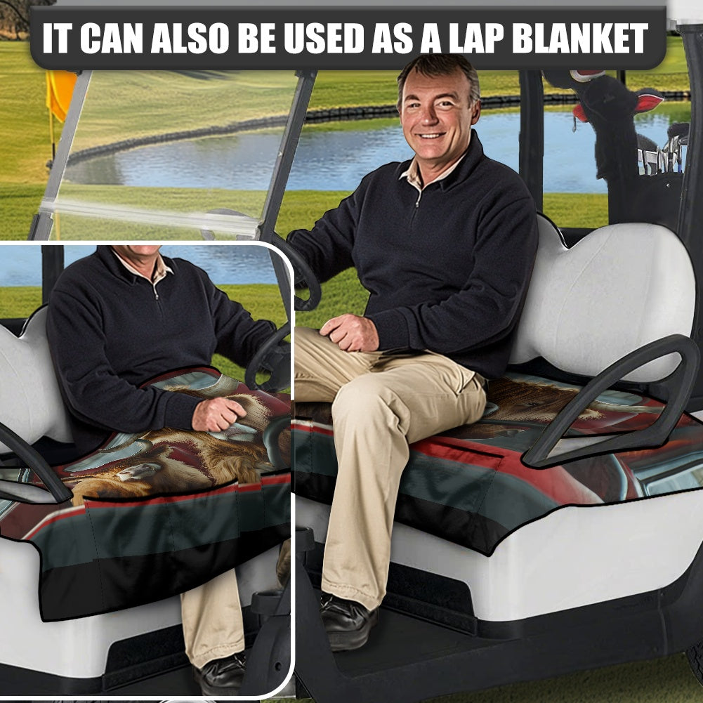 Golf cart cover (with pocket)