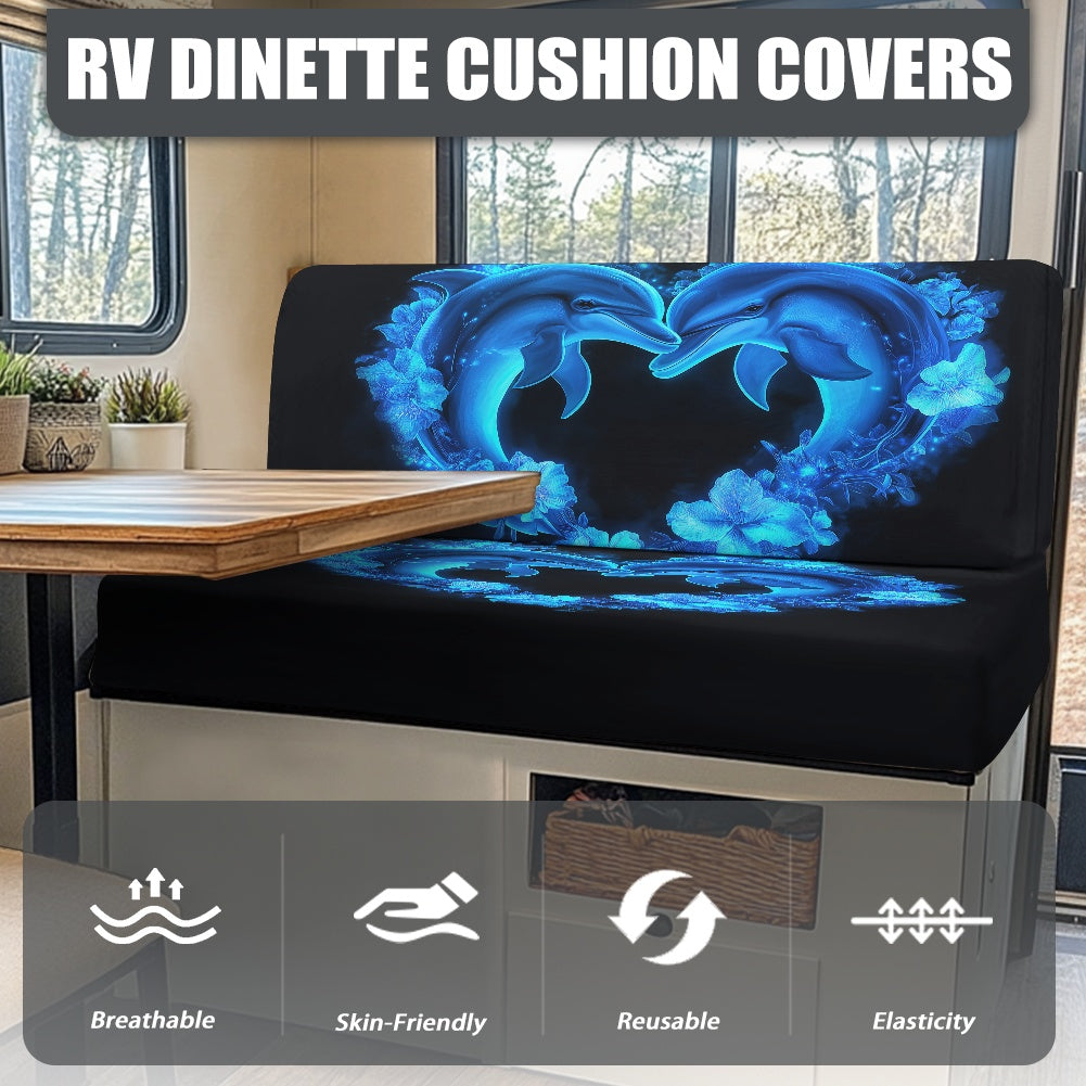 RV Sofa Split Seat Cover 2-Piece Set