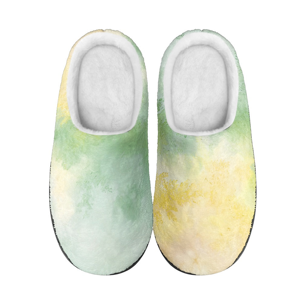 Fluffy cotton slippers