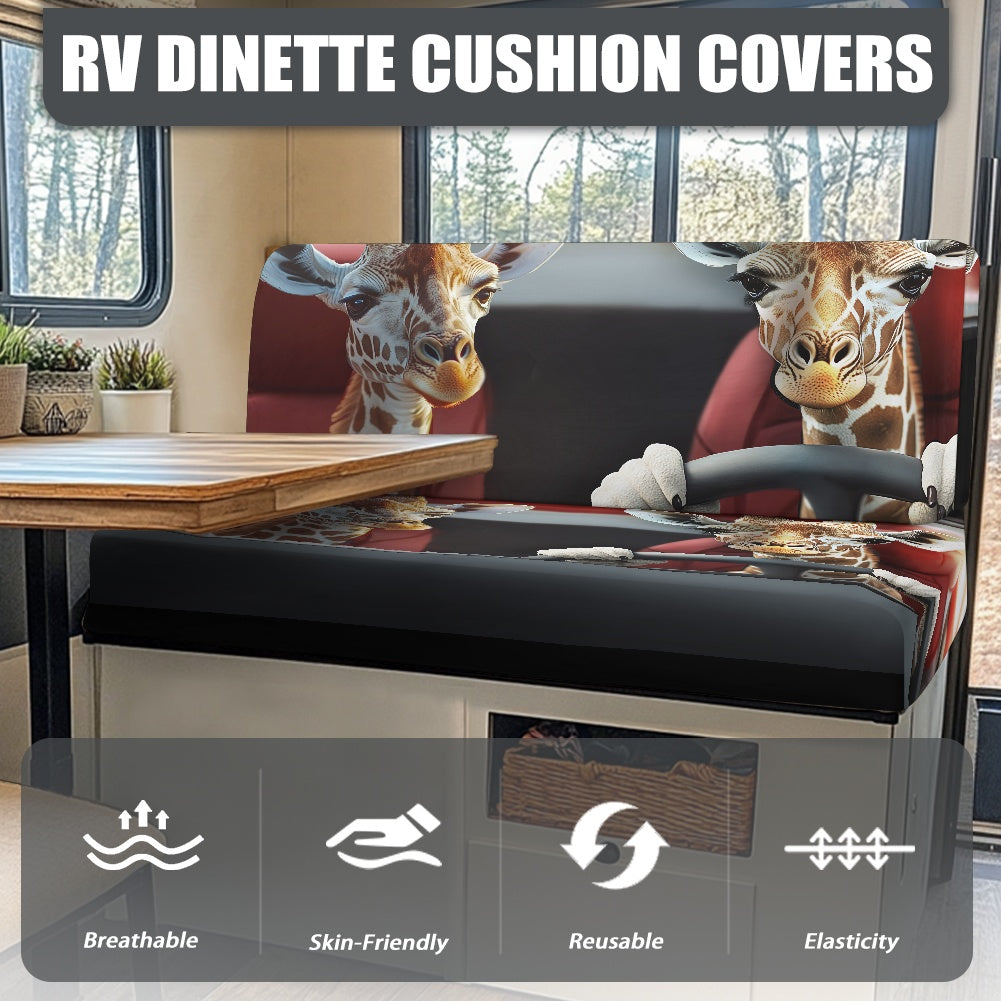 RV Sofa Split Seat Cover 2-Piece Set