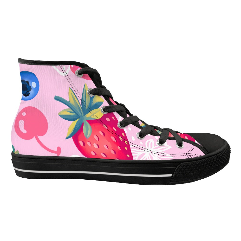 Classic High Top Canvas Shoes（Tongue Printable）