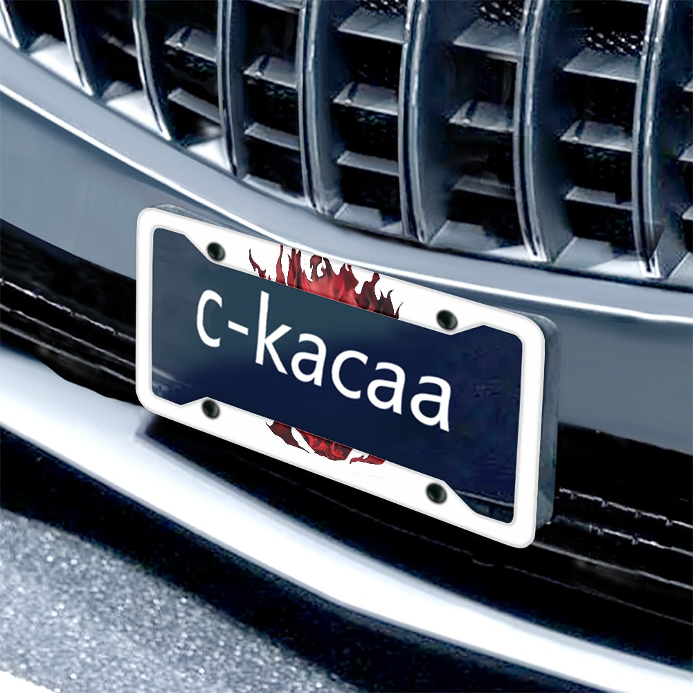 License plate frame