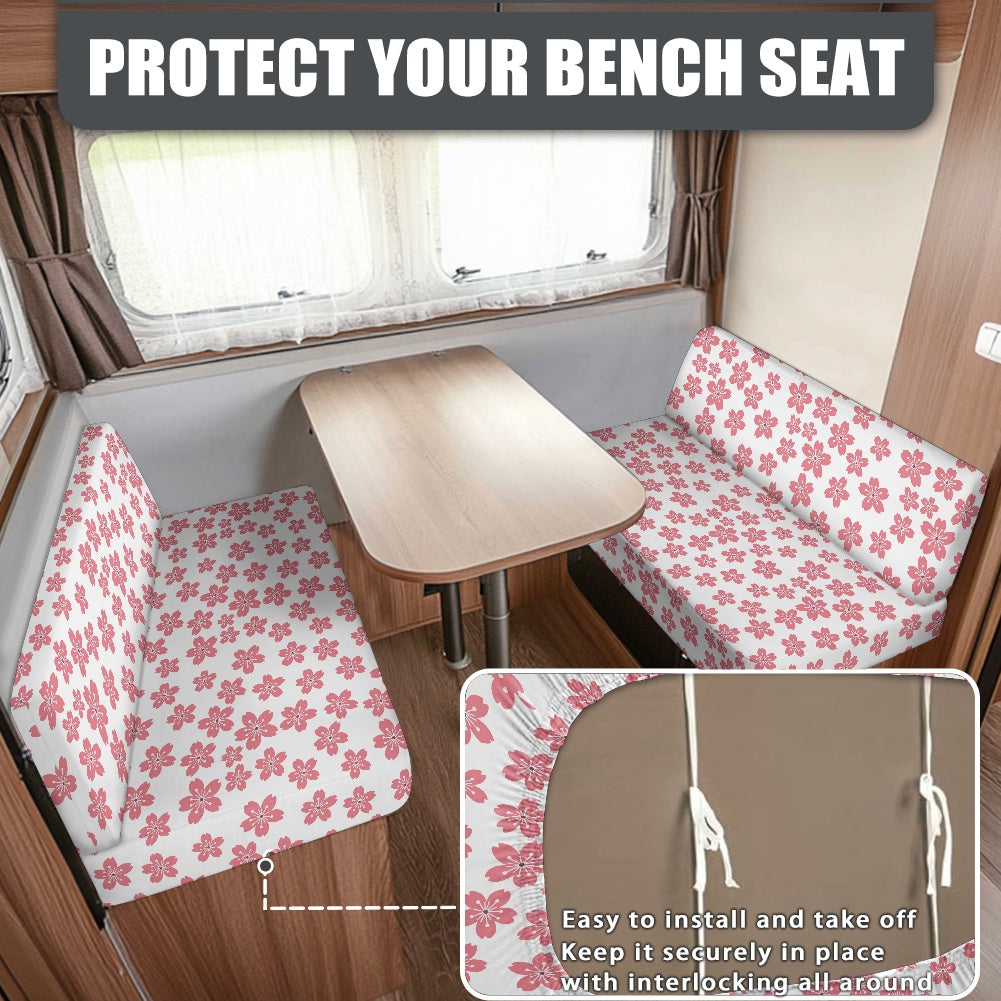 RV Sofa Split Seat Cover 2-Piece Set