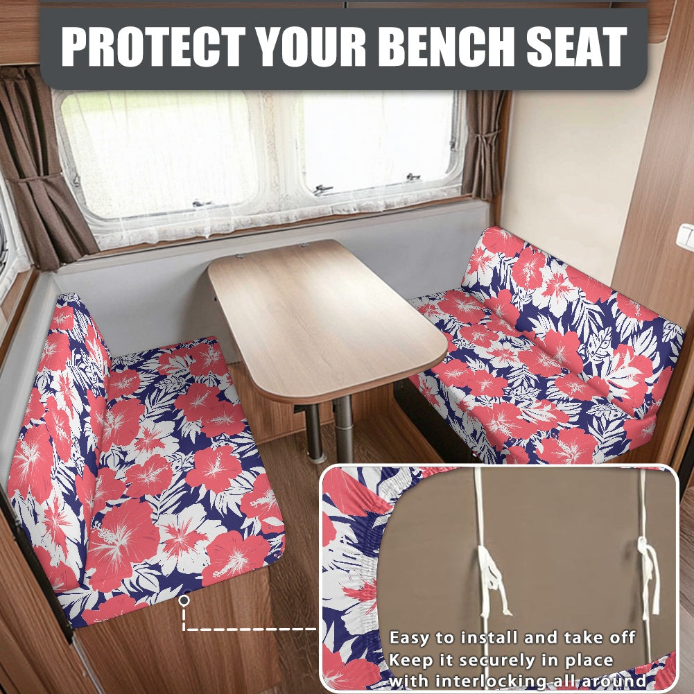 RV Sofa Split Seat Cover 2-Piece Set