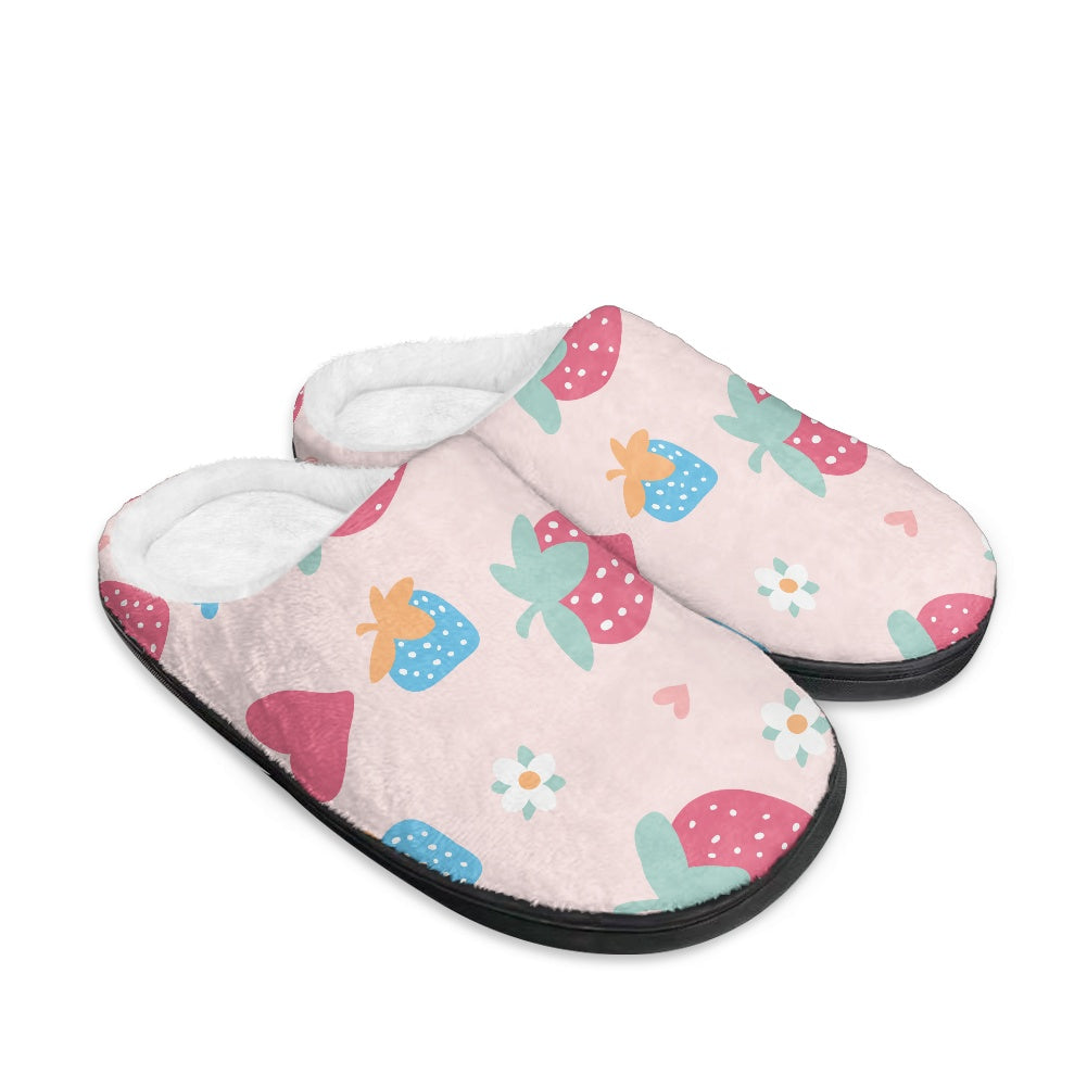 Fluffy cotton slippers