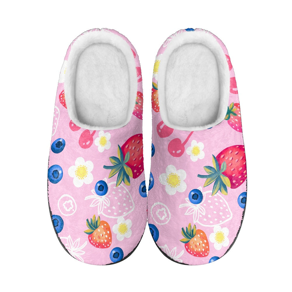 Fluffy cotton slippers