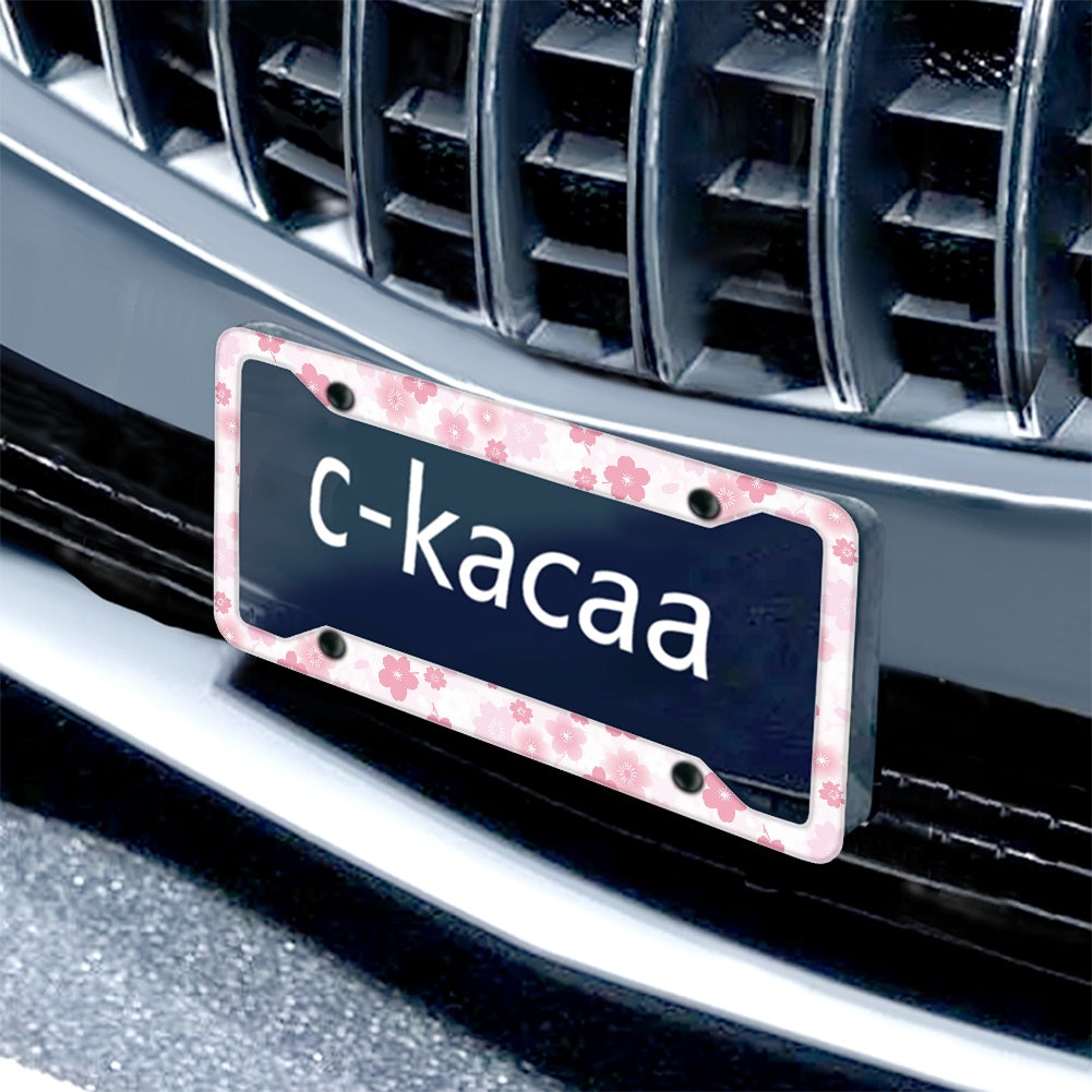 License plate frame