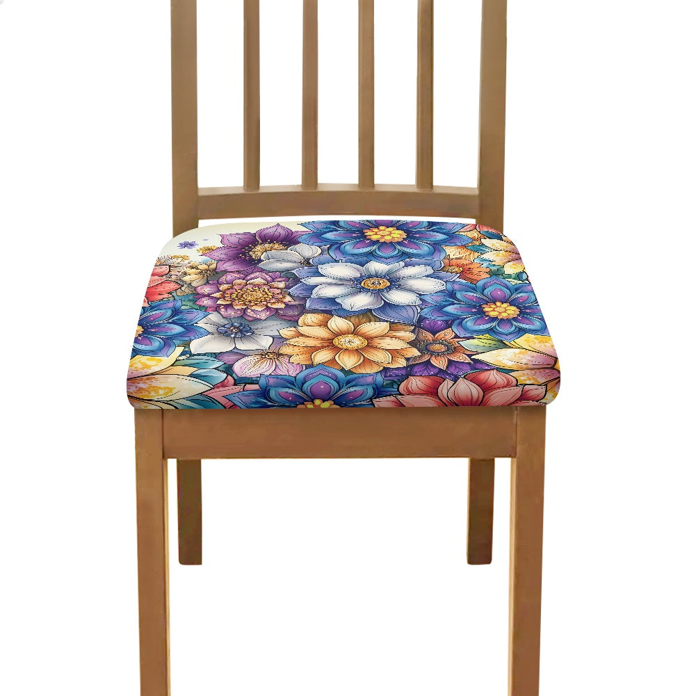 Square chair cushion cover