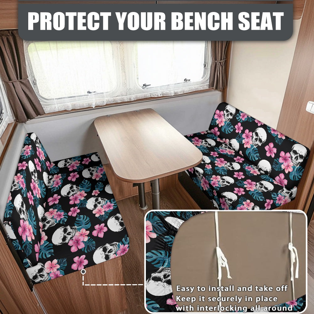 RV Sofa Split Seat Cover 2-Piece Set