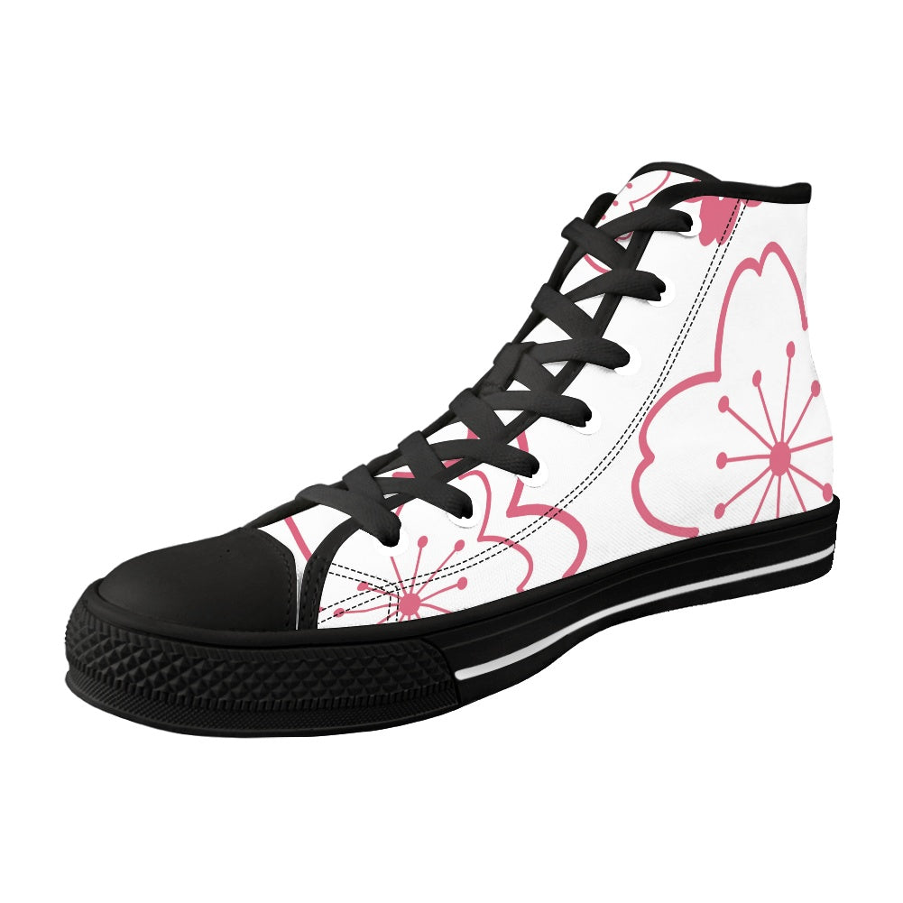 Classic High Top Canvas Shoes（Tongue Printable）